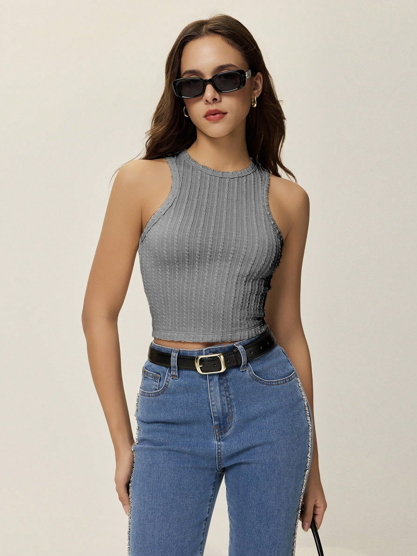 Womens Summer Special Grey Tops