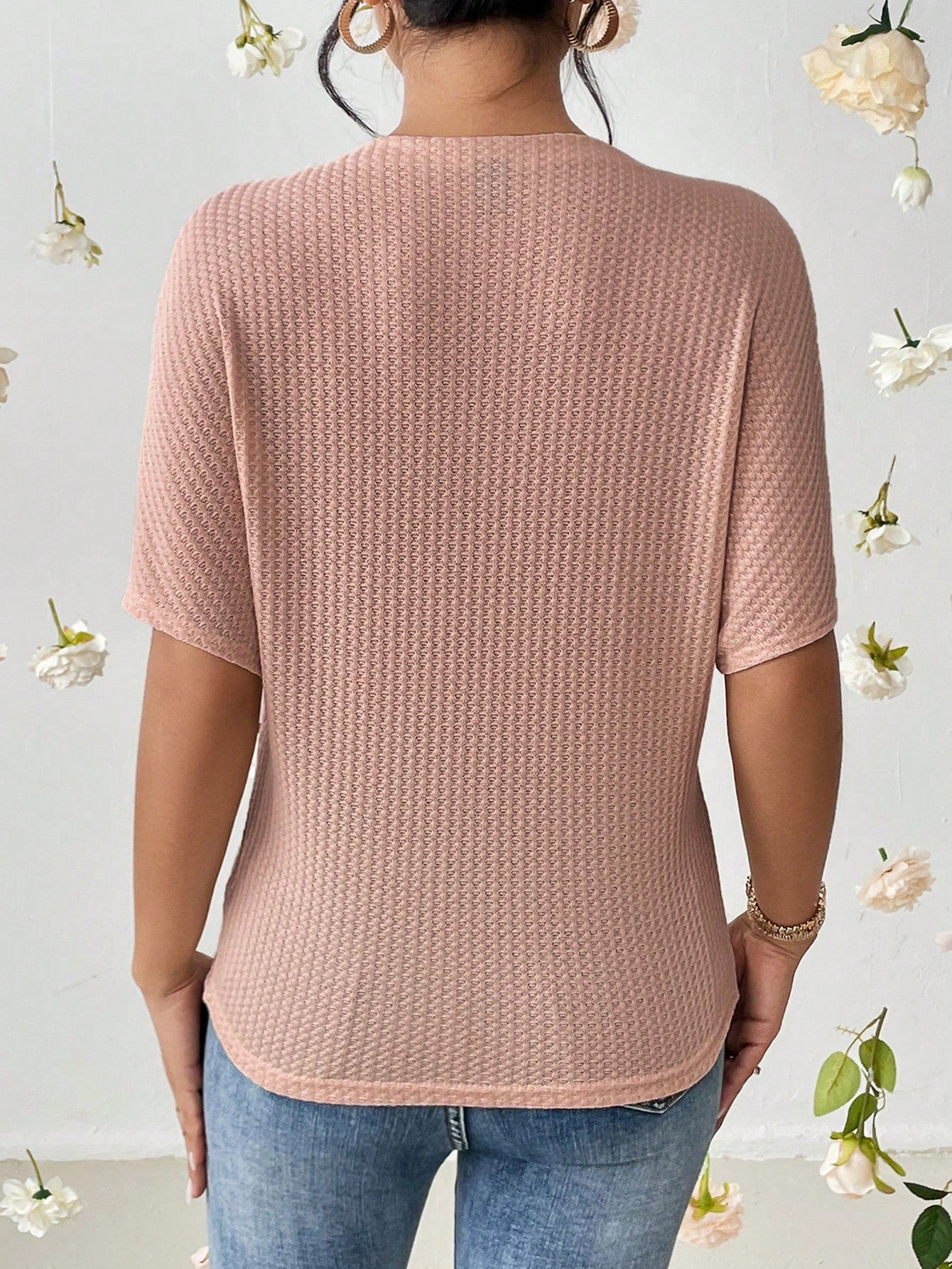 Women Classical Oversized White Tops