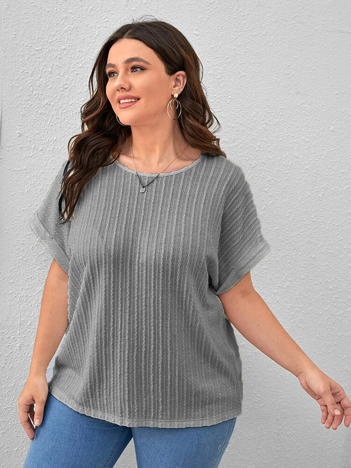 Women Casual Office Work Dark Grey Tops