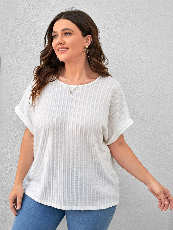 Women Casual Office Work White Tops